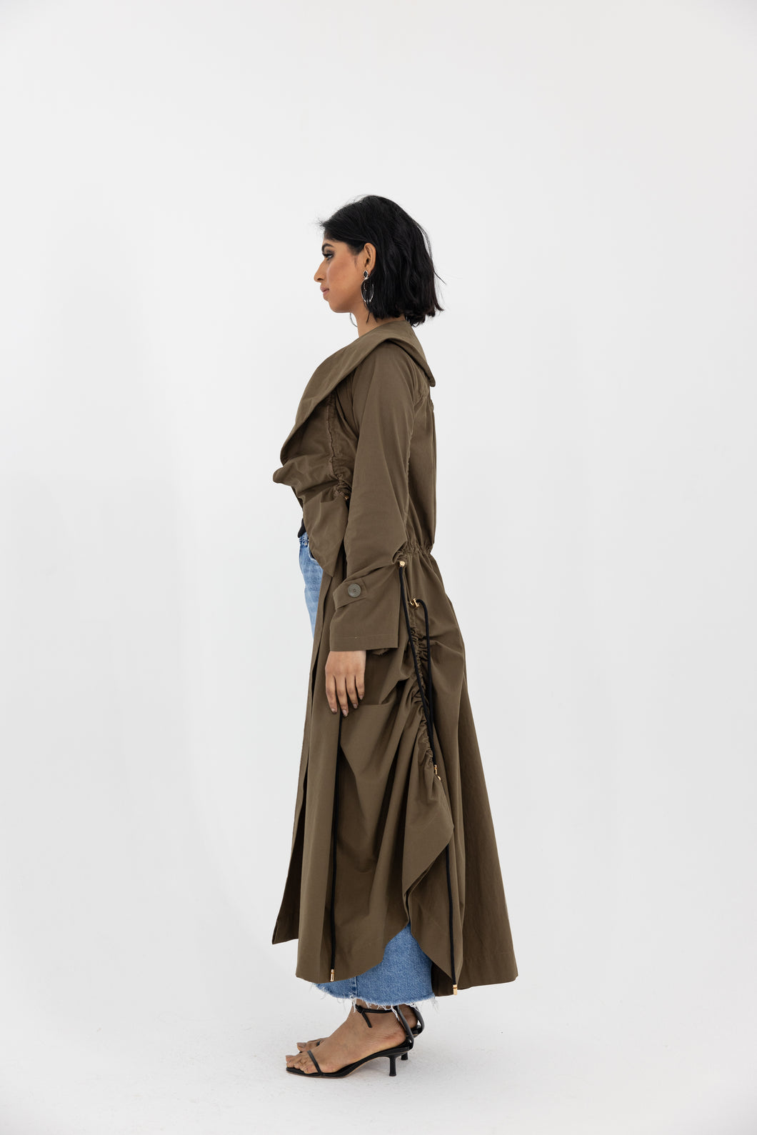 9 || pull it up trench coat