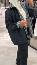 Load image into Gallery viewer, checkjeans jacket
