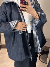 Load image into Gallery viewer, checkjeans jacket
