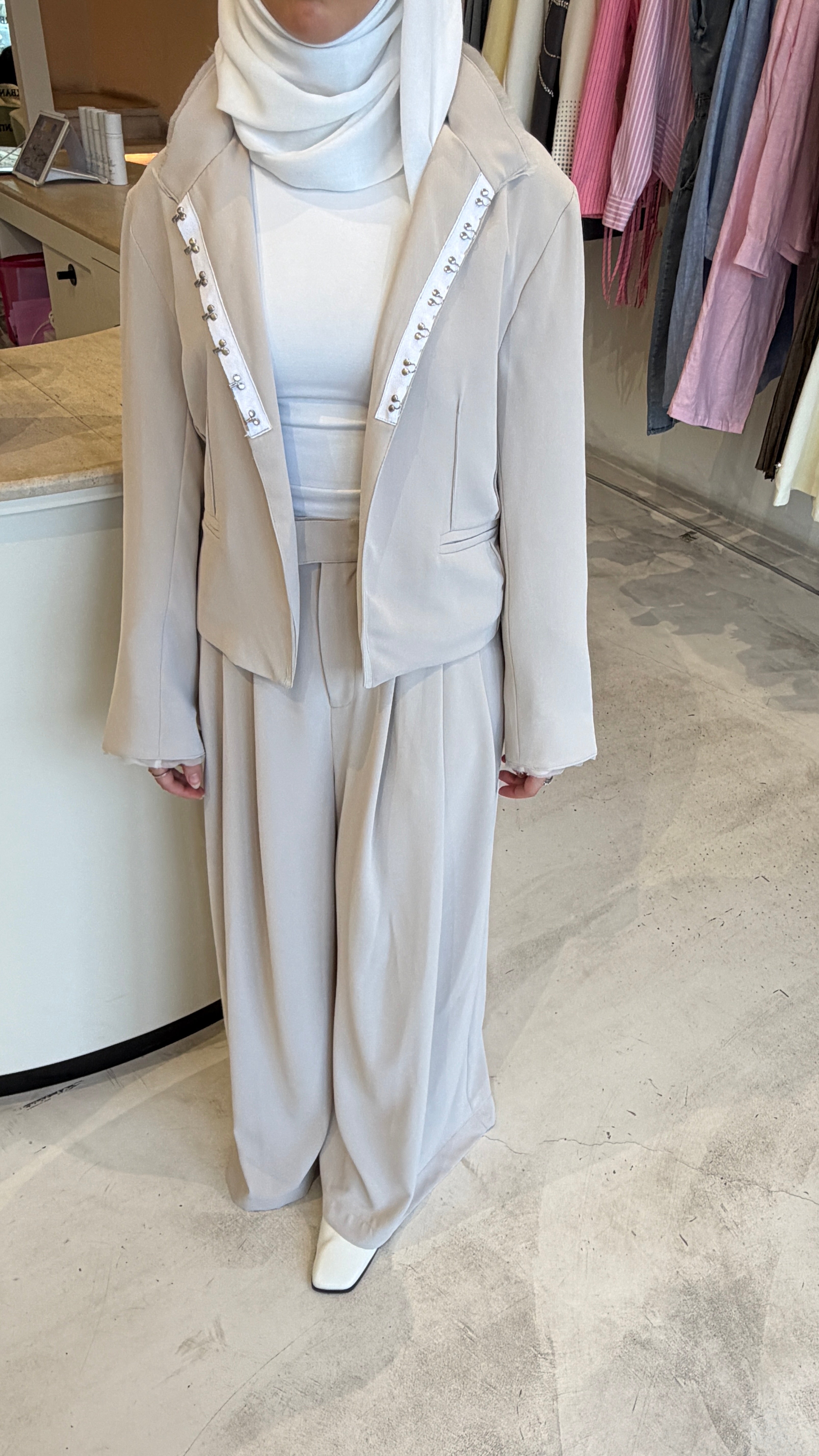 The light grey look