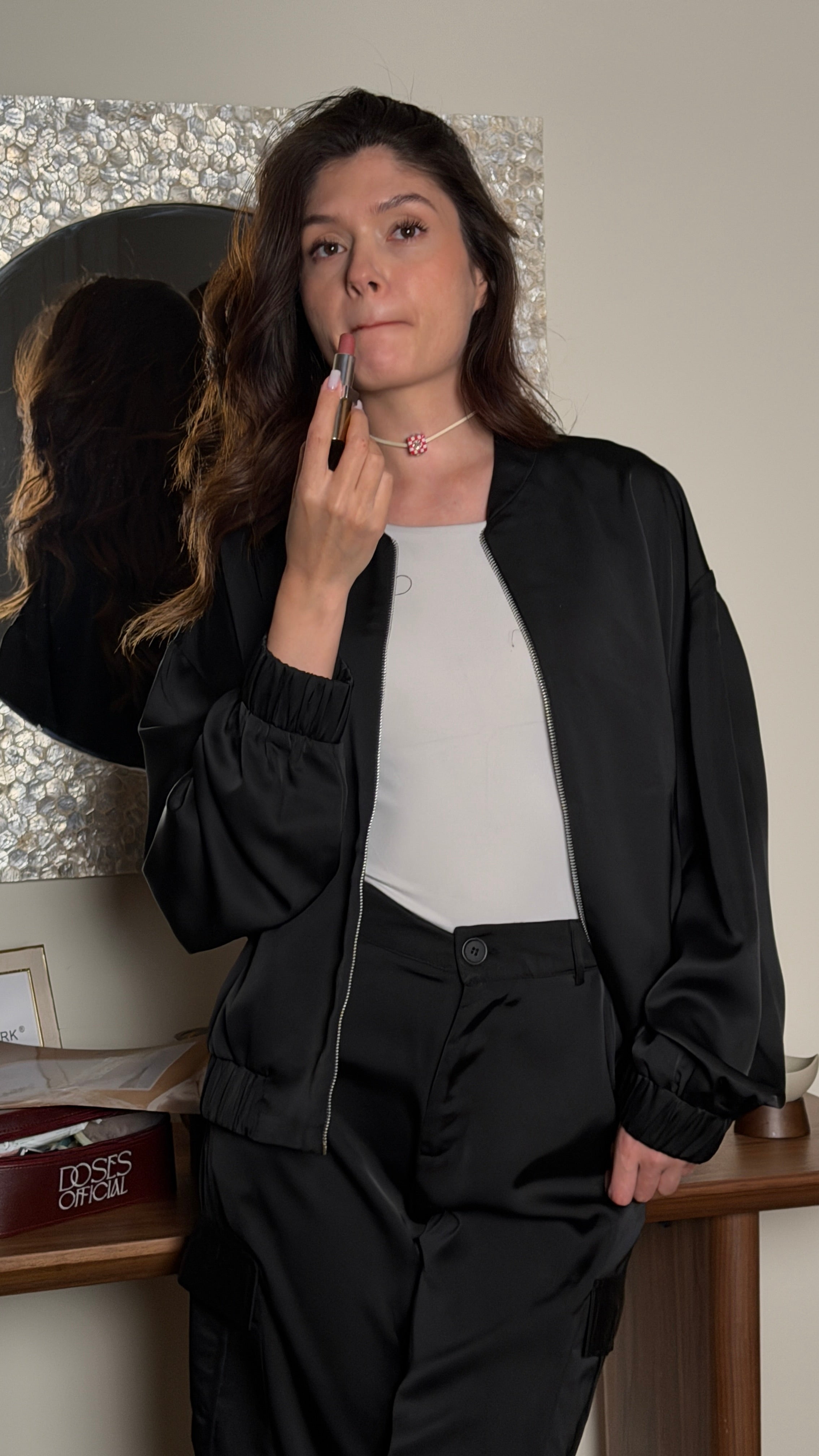 The silk cargo pants