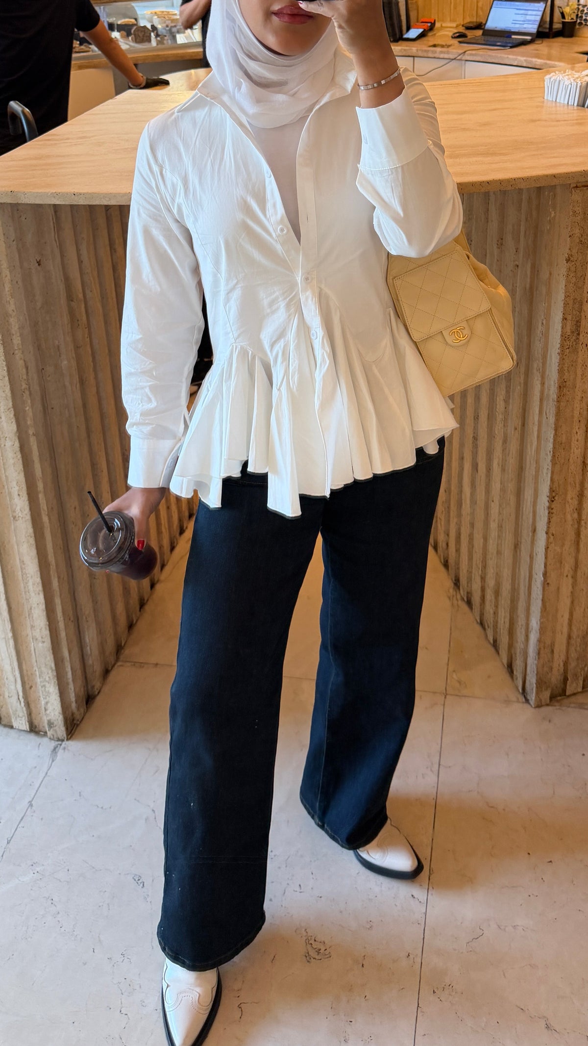 timeless ruffles shirt