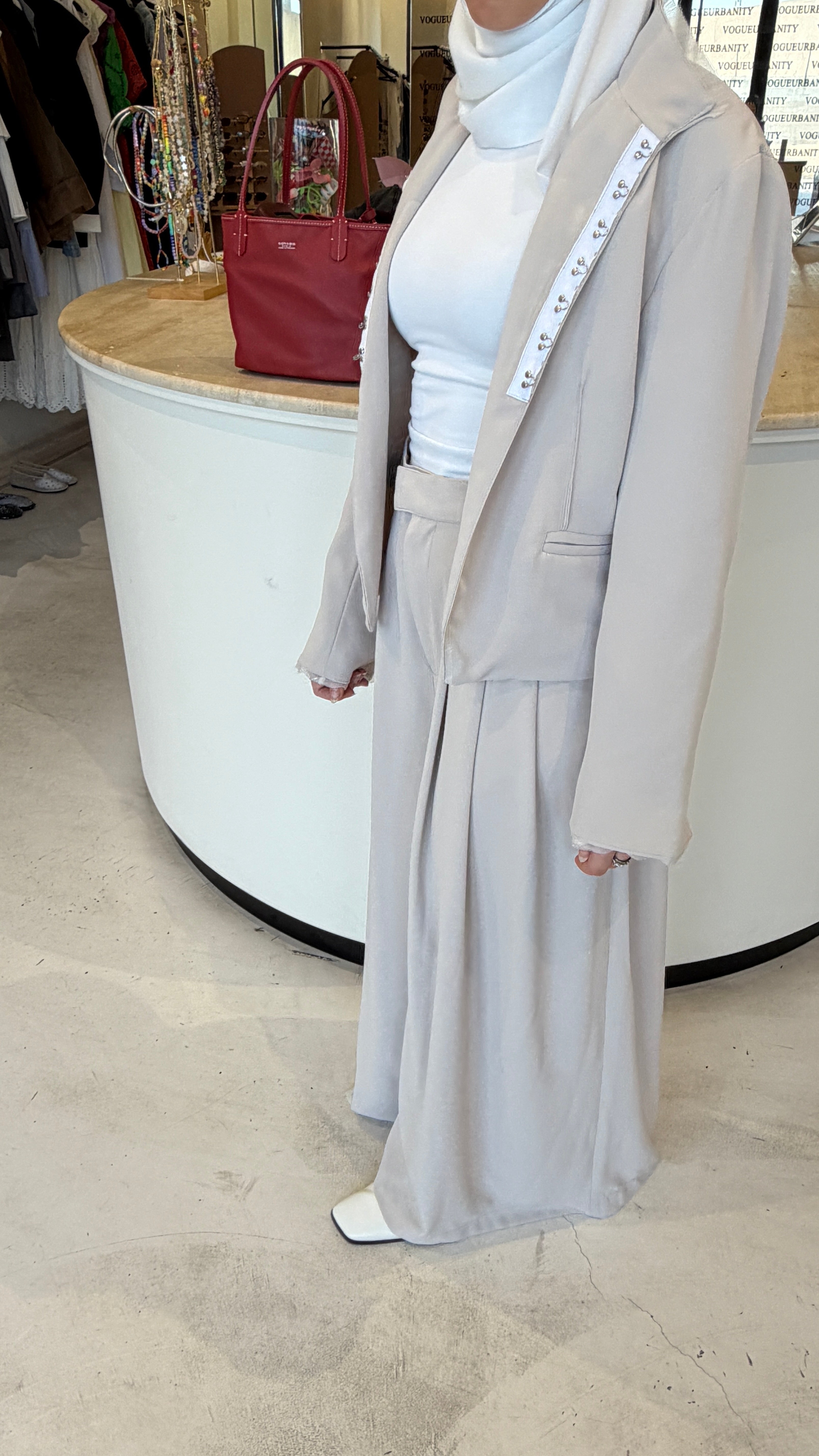 The light grey look