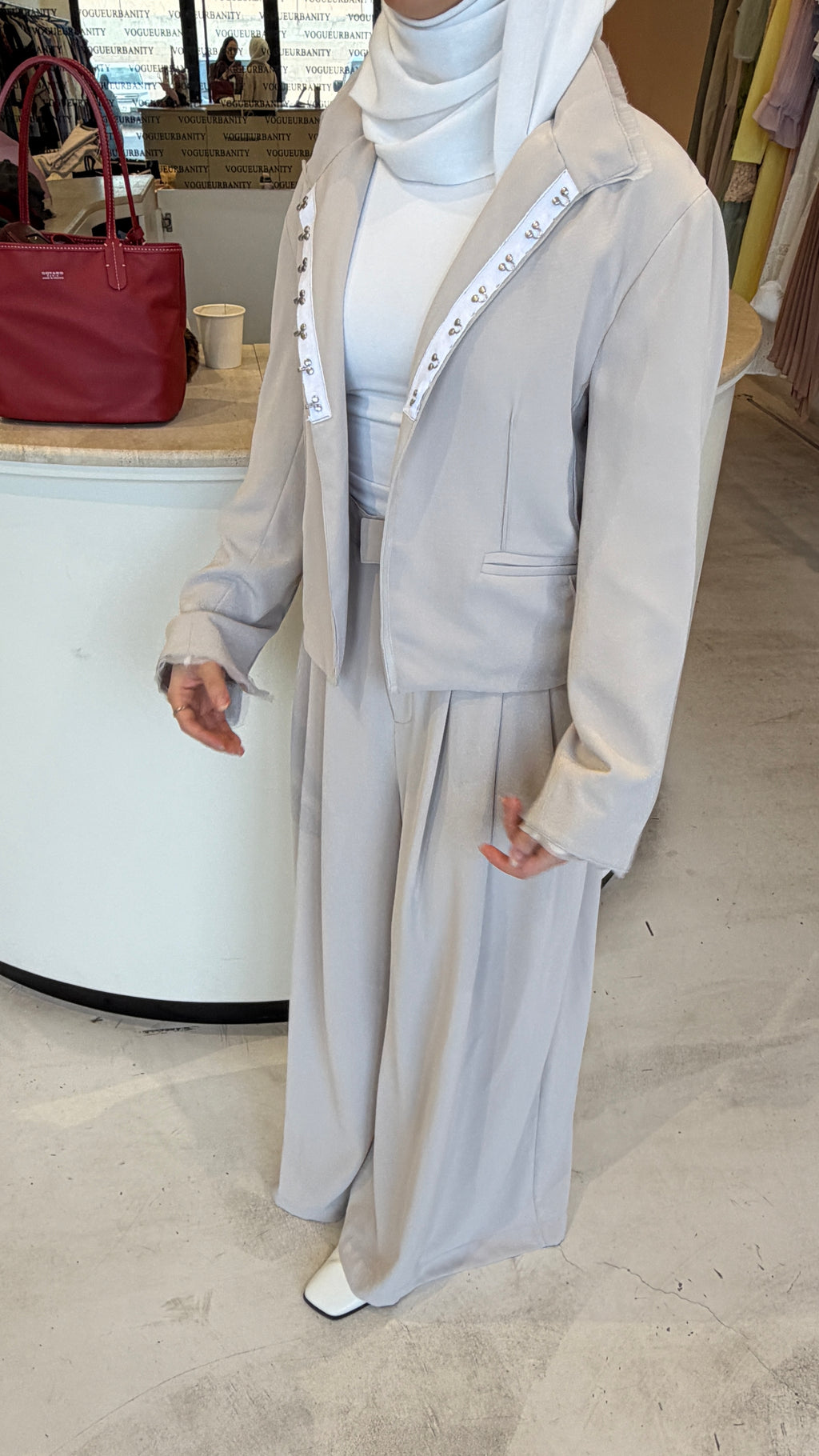 The light grey look