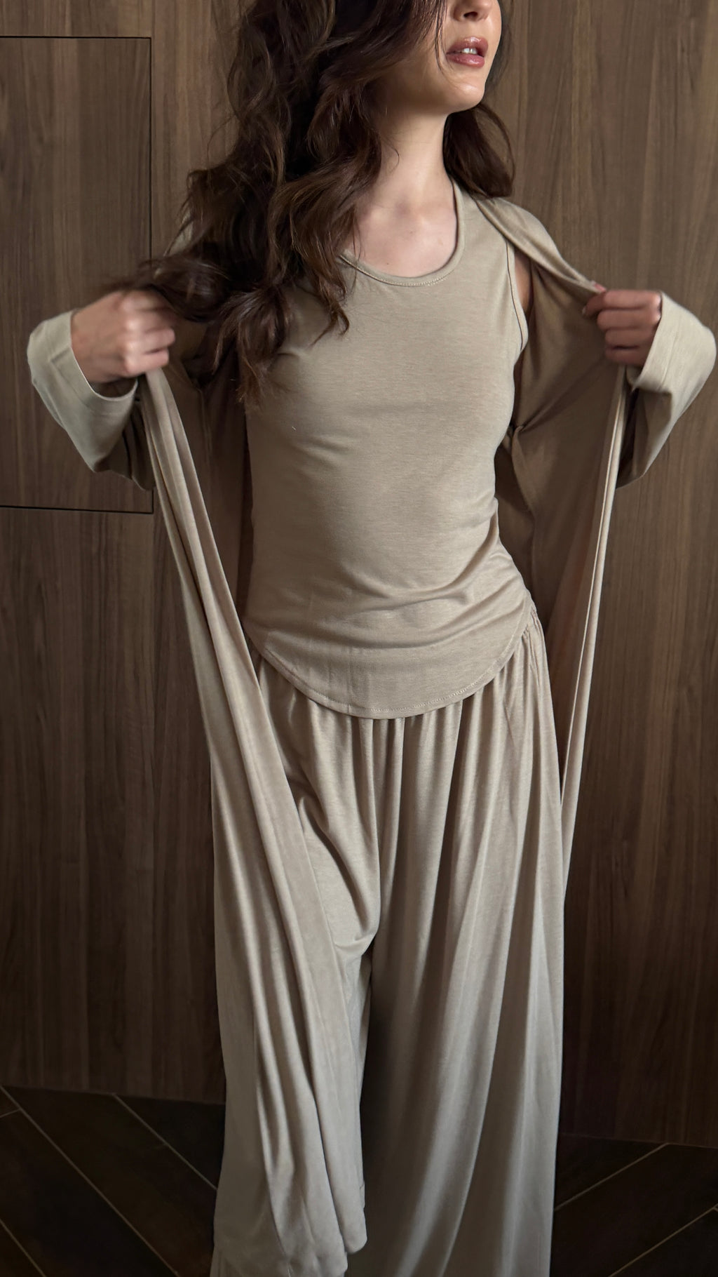 Sand set - Cardigan
