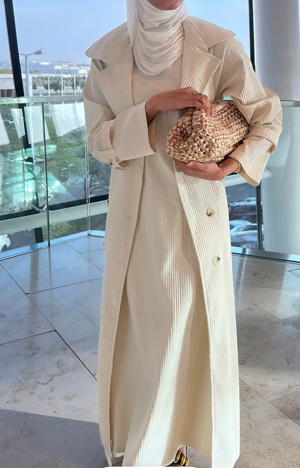 Ivory set - Dress and blazer
