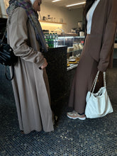 Load image into Gallery viewer, Downtown brown skirt set
