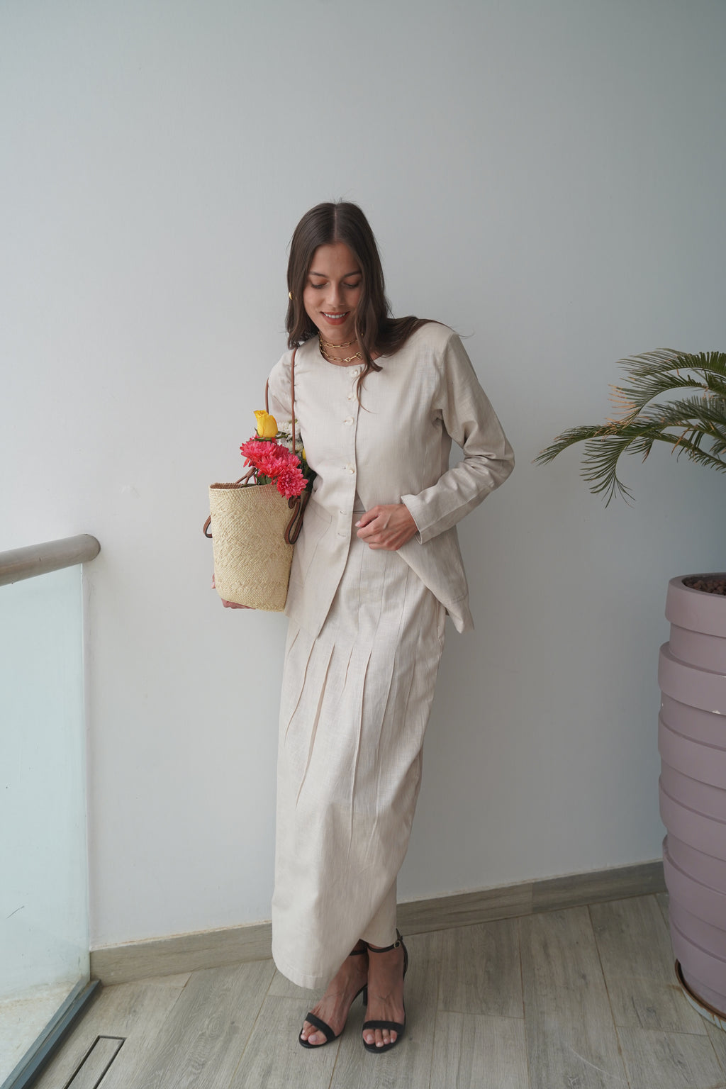 Linen in natural ( set of 2 )