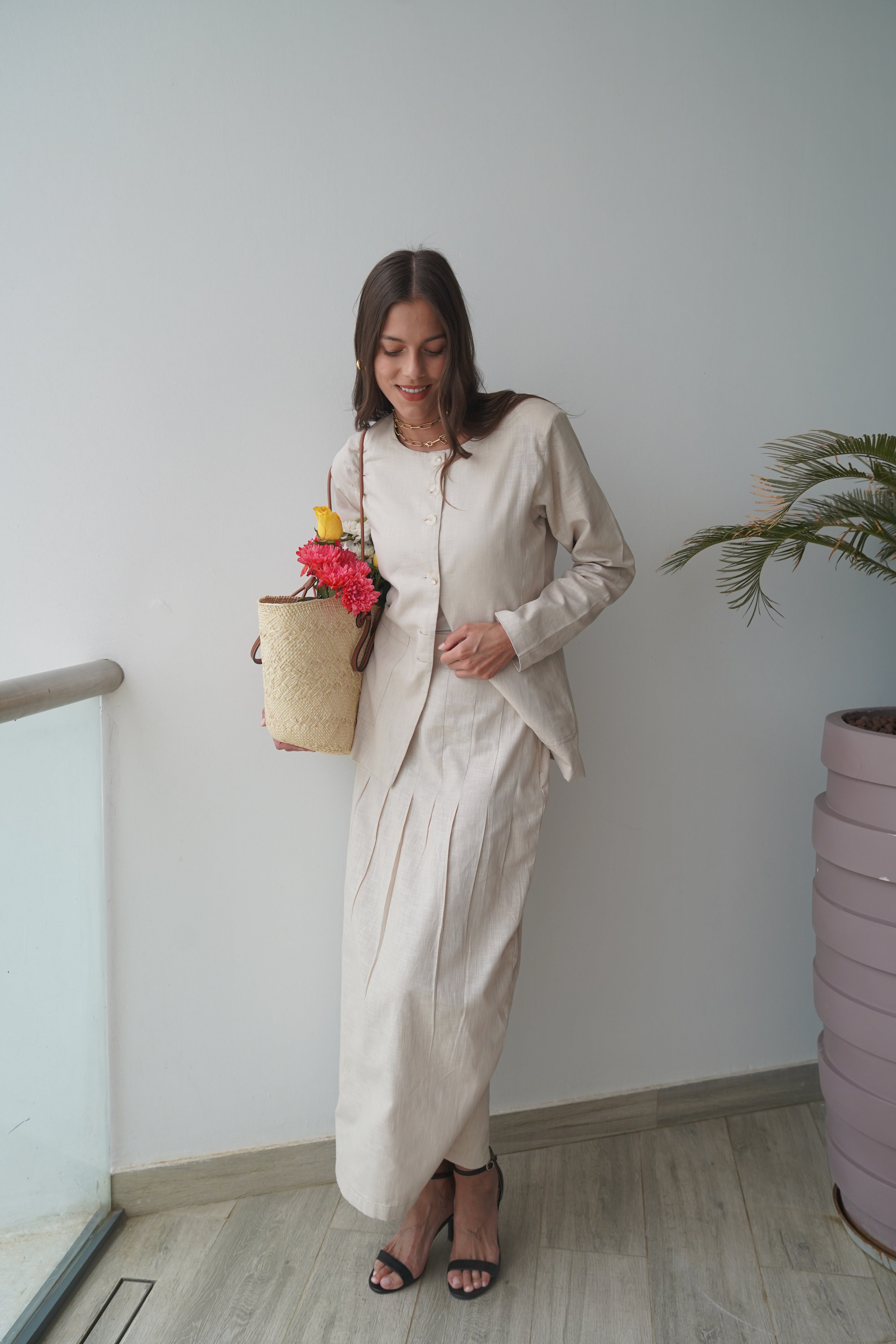 Linen in natural ( set of 2 )