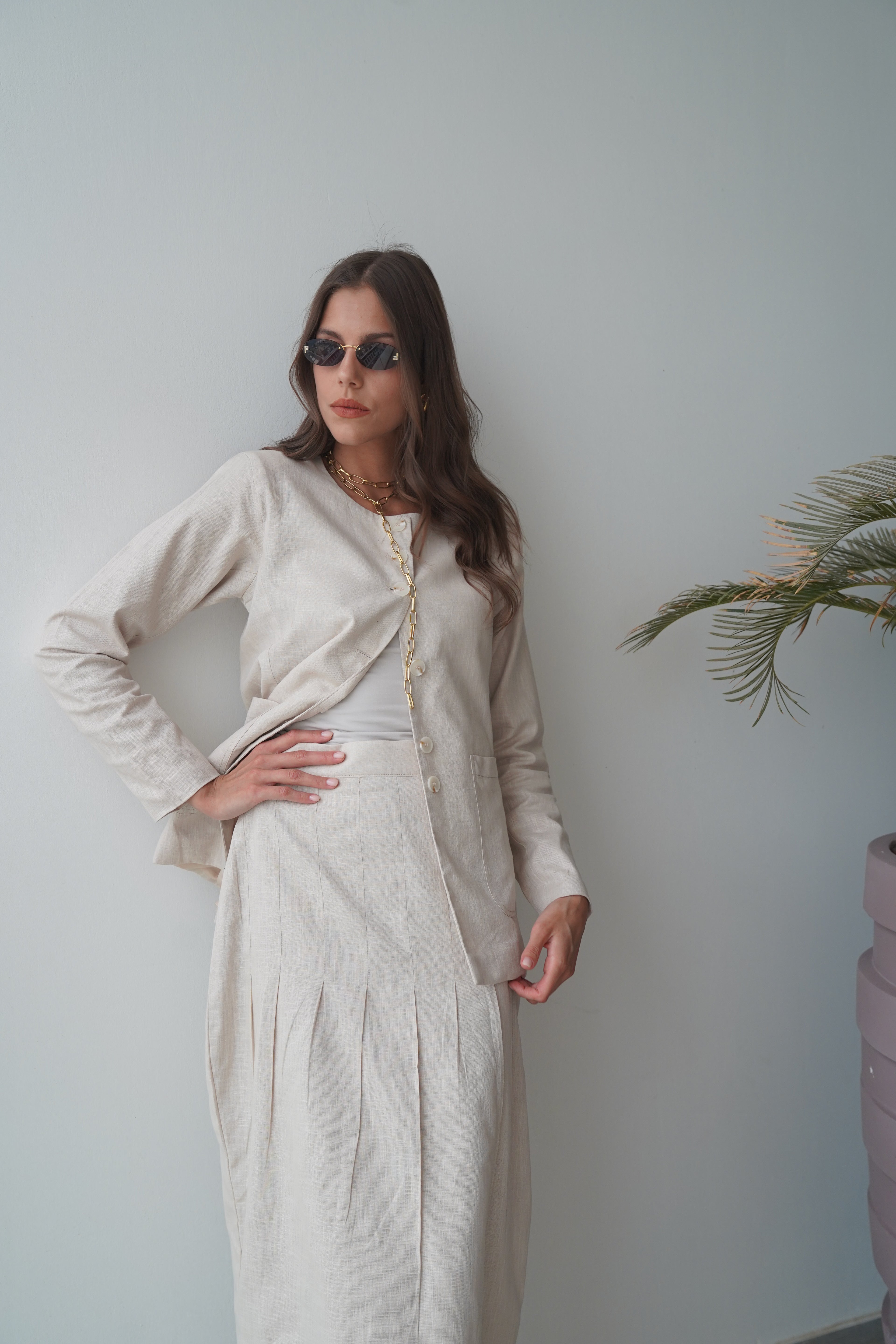 Linen in natural ( set of 2 )