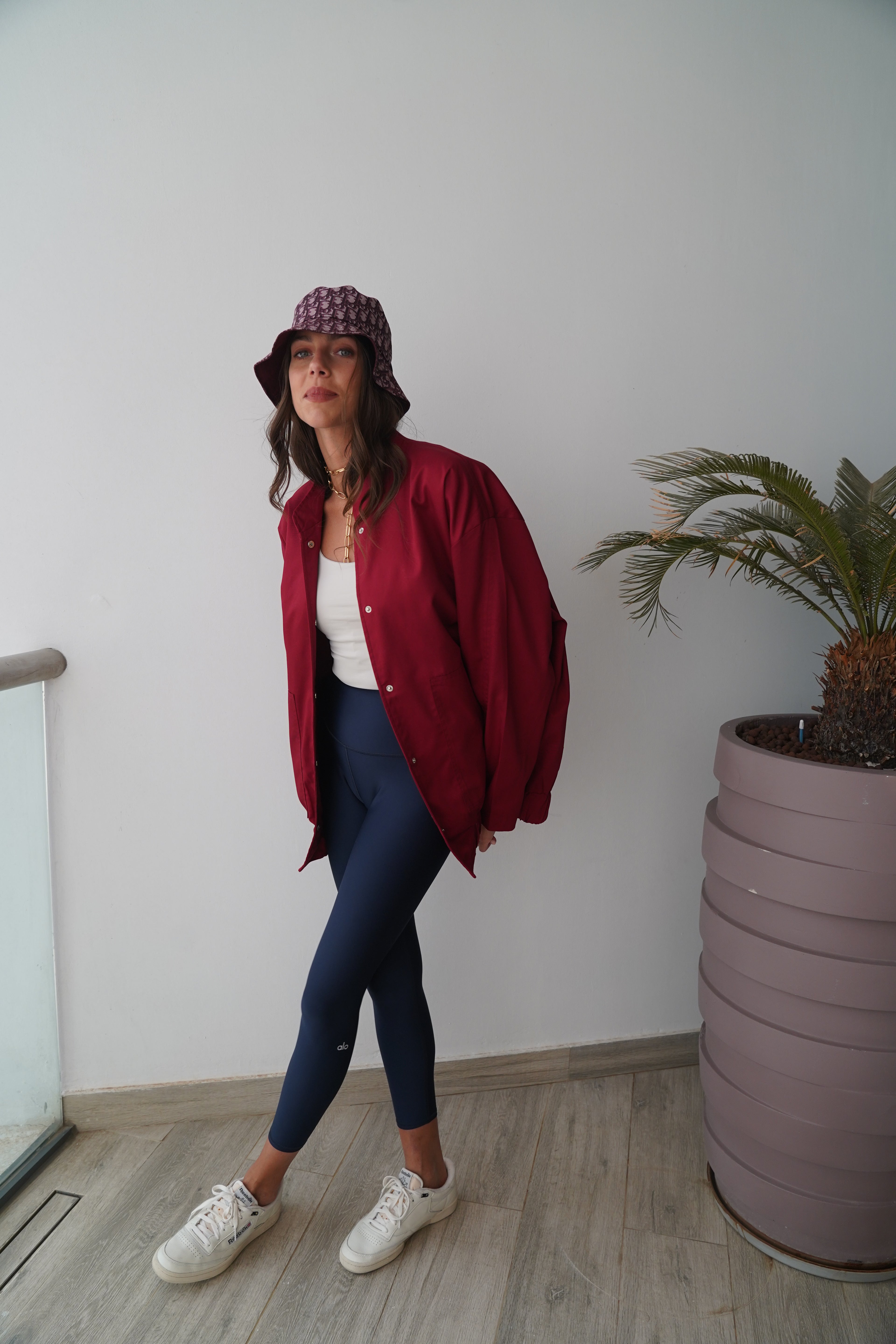 Go to jacket in cherry