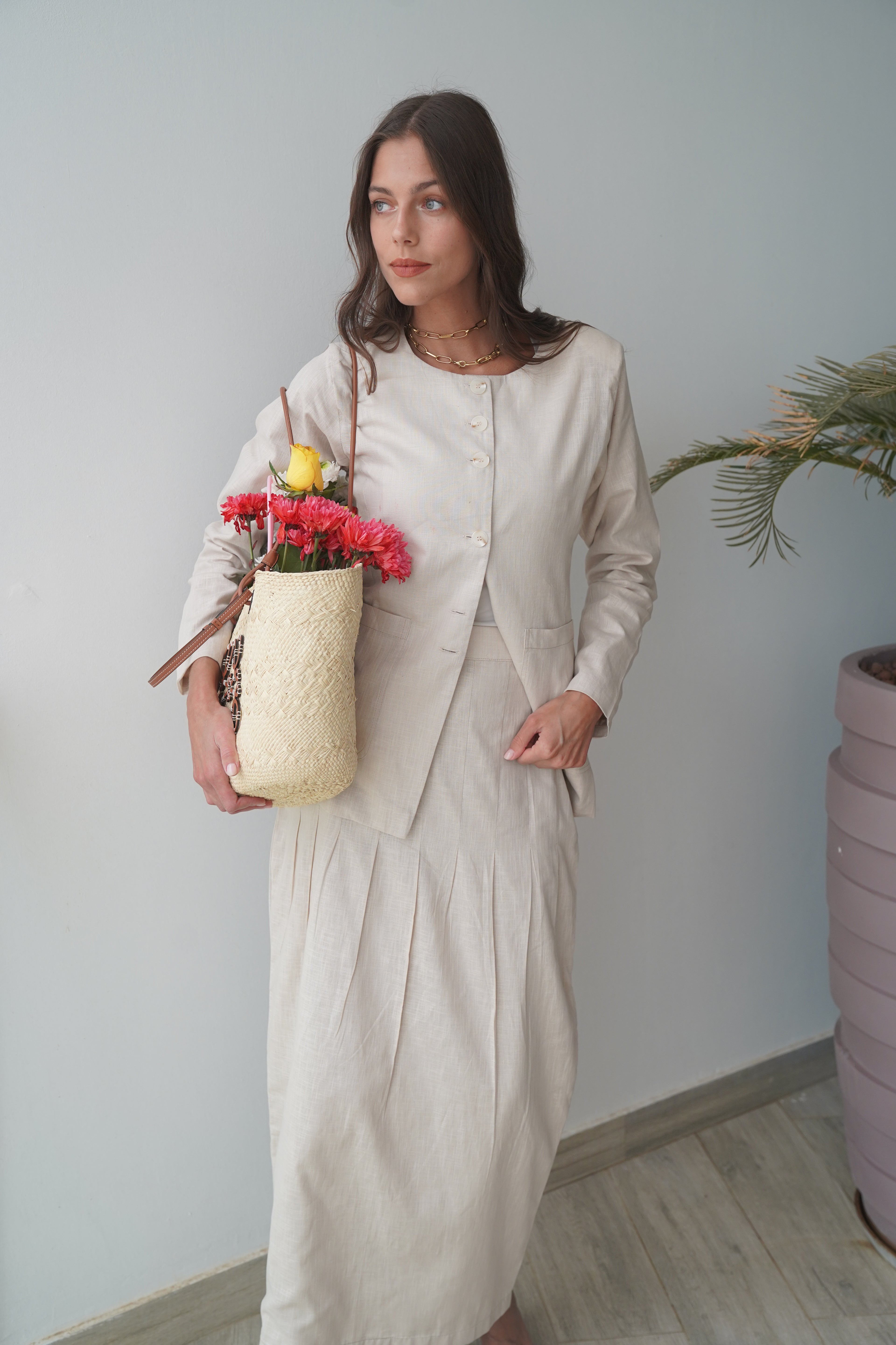 Linen in natural ( set of 2 )