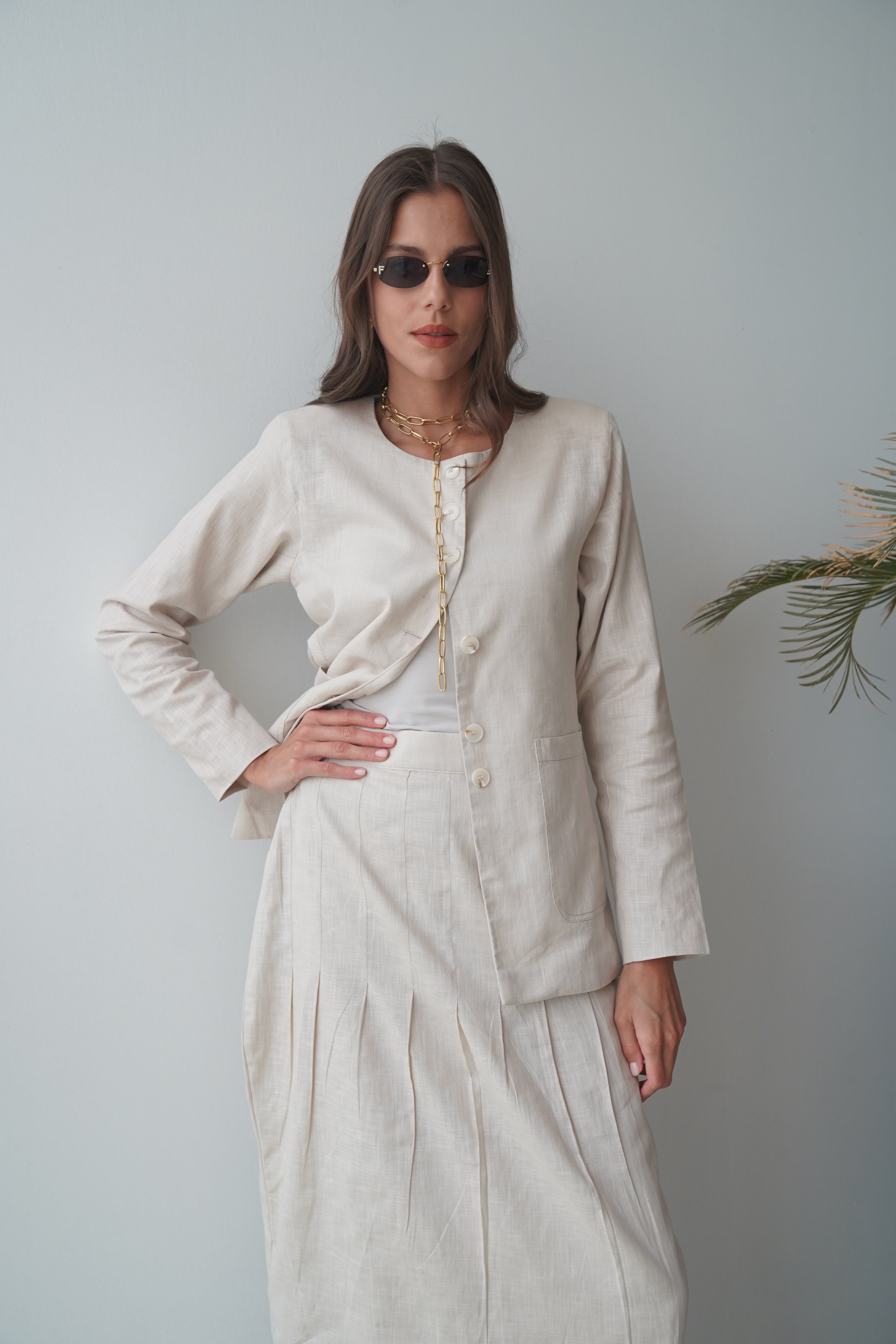 Linen in natural ( set of 2 )